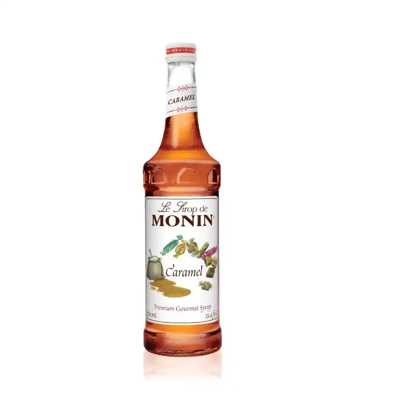Monin Sirope de Caramelo Ideal para Bebidas y Postres 750 ml