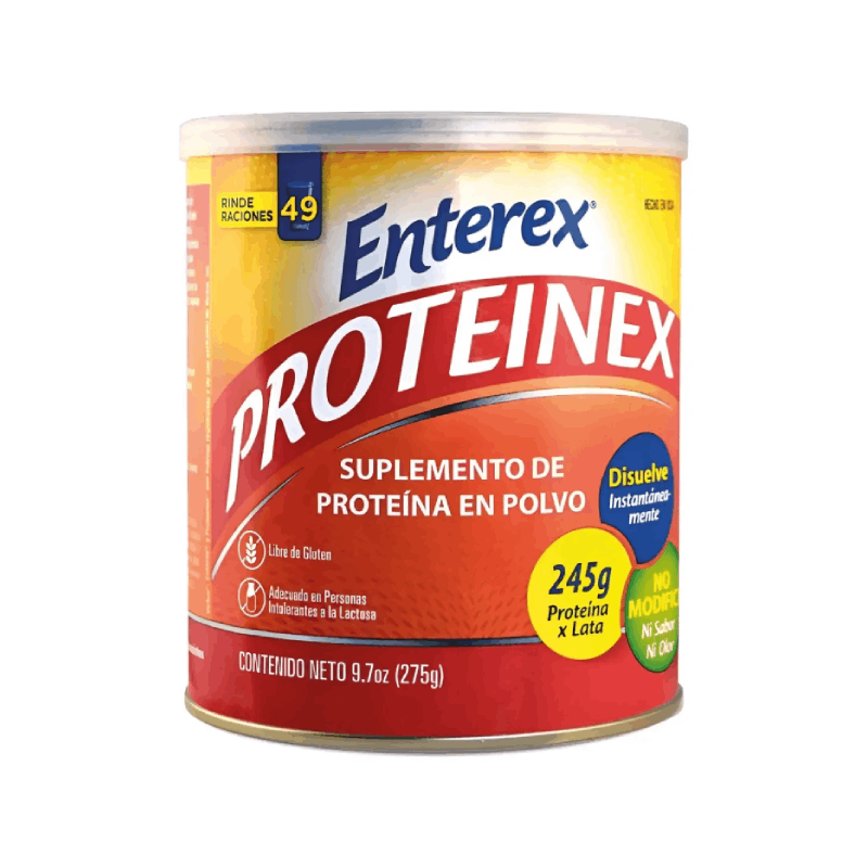 Enterex Proteinex - 275 Gr Suplemento De Proteína En Polvo Sabor N/A