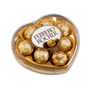 Chocolates Ferrero Rocher Corazón Acrilico X8 Bombones