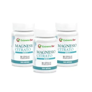Citrato de Magnesio Cápsulas 500mg 90 cápsulas