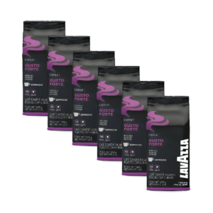 Caja De 6 Cafe Lavazza Expert Gusto Forte Grano Entero 1kg