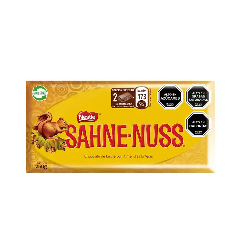 Chocolate Sahne Nuss® Barra 250g