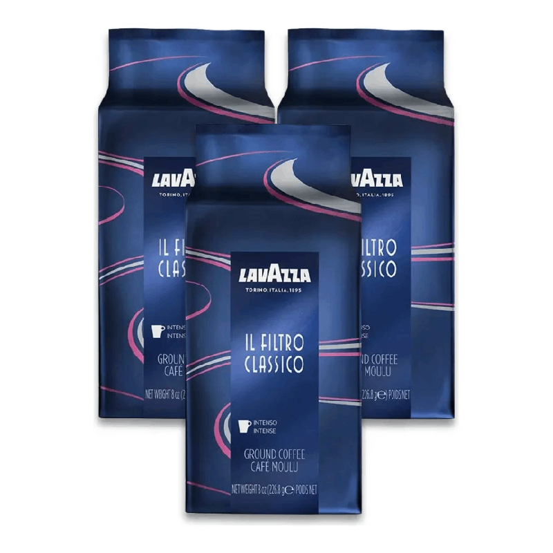 Café Grano Molido Lavazza Il Filtro Classico 226 Gr Pack X3