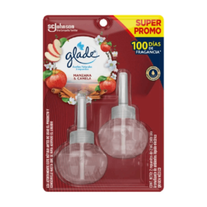 Glade Aceites Naturales Manzana Canela Recarga X2